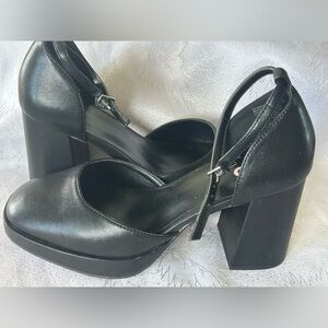 Soho Black Women's Block Heels